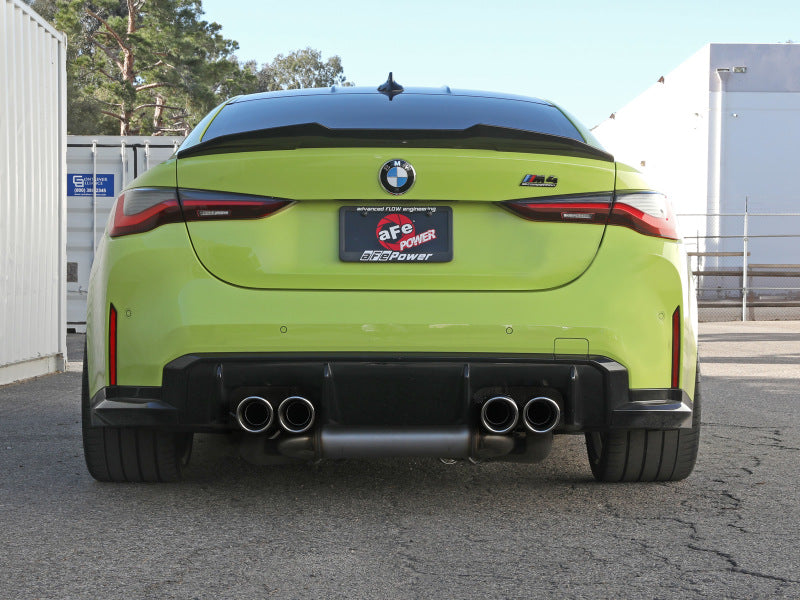 aFe MACHForce XP Exhausts Cat-Back SS 21 BMW M2 Competition L6-3.0L w/Polished Tips - RPL Performance