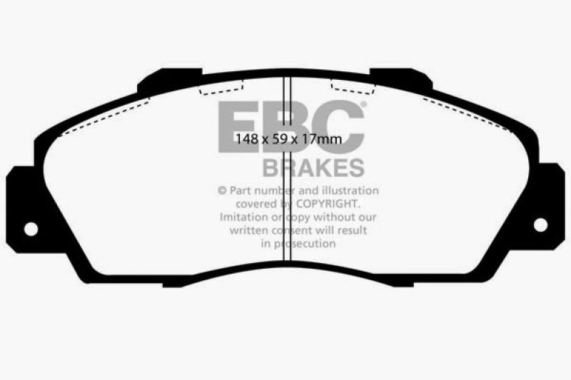 EBC 97-01 Honda CR-V 2.0 Greenstuff Front Brake Pads