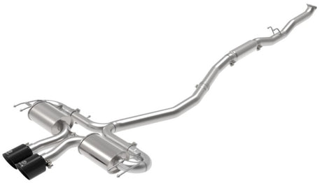 aFe Takeda 3in 304 SS Cat-Back Exhaust System w/Black Tips 17-20 Honda Civic Sport L4-1.5L (t) - RPL Performance