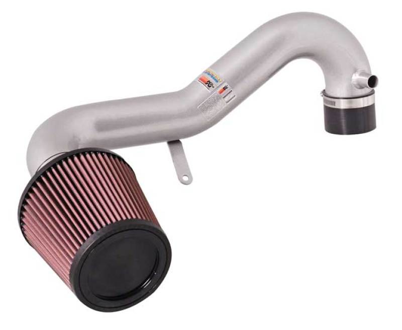 K&N 01-05 Honda Civic SR L4-1.7L Silver Typhoon Short Ram Intake