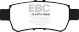 EBC 05-10 Honda Odyssey 3.5 Ultimax2 Rear Brake Pads - RPL Performance