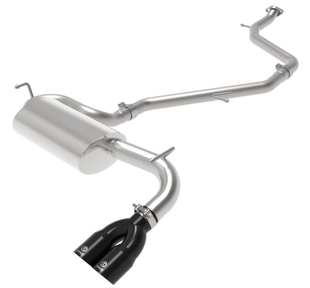 aFe Takeda 18-21 Toyota C-HR 2.0L 2.5in 304 Stainless Steel Cat-Back Exhaust w/ Black Tip - RPL Performance