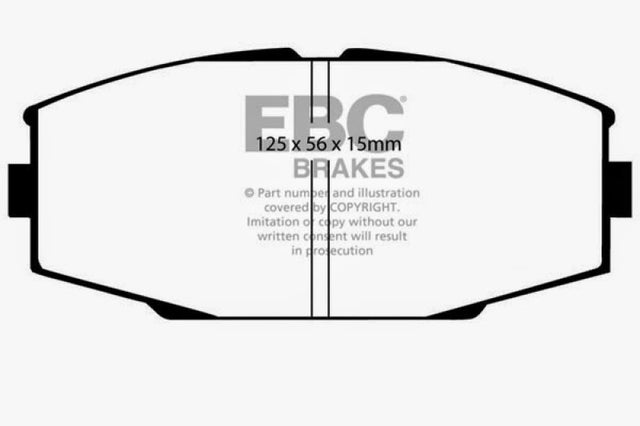 EBC 86-92 Toyota Supra 2.8 Greenstuff Front Brake Pads - RPL Performance