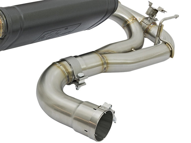 aFe MACHForce XP 16-17 BMW 340i/iX 440i/iX L6-3.0L (t) SS Axle-Back Exhaust w/Black Tip - RPL Performance