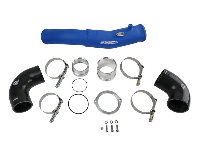 aFe 20-21 BMW Z4 M40i (G29) L6-3.0L (t) B58 BladeRunner 2-1/2in to 3in Hot-Side Charge Pipe - Blue - RPL Performance