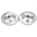 Power Stop 99-04 Acura RL Front Evolution Drilled & Slotted Rotors - Pair - RPL Performance