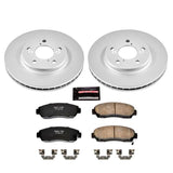 Power Stop 05-10 Honda Odyssey Front Z17 Evolution Geomet Coated Brake Kit - RPL Performance