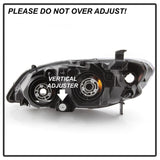 xTune 04-05 Honda Civic (Excl Hatchback/Si) OEM Style Headlights - Chrome (HD-JH-HC04-4D-AM-C)