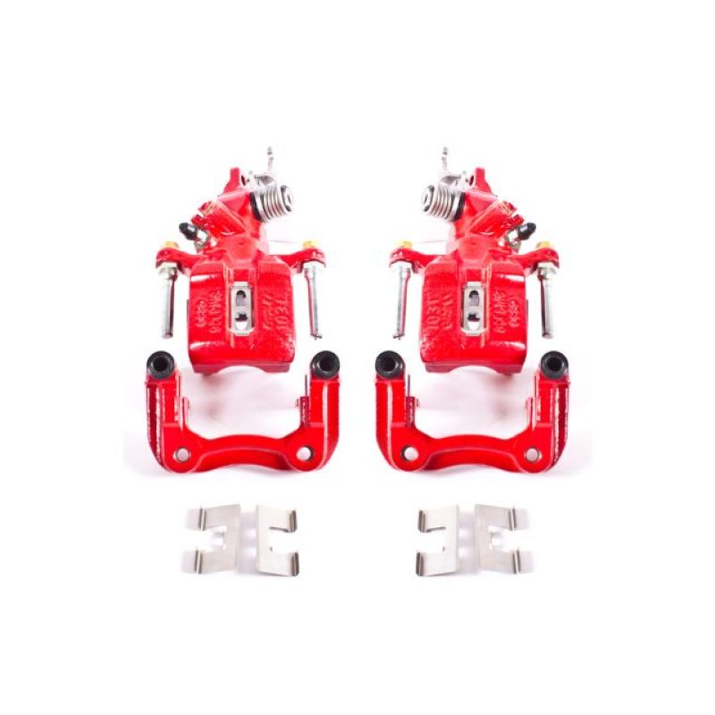 Power Stop 04-08 Acura TSX Rear Red Calipers w/Brackets - Pair - RPL Performance