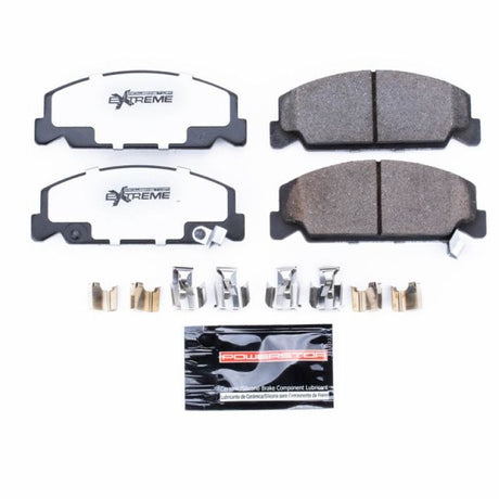 Power Stop 90-00 Honda Civic Front Z26 Extreme Street Brake Pads w/Hardware - RPL Performance