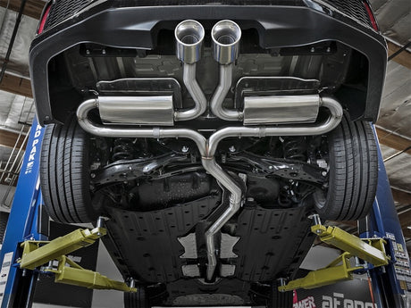 aFe Takeda 3in 304 SS Cat-Back Exhaust System w/Polished Tips 2017+ Honda Civic Si (4dr) I4 1.5L (t) - RPL Performance