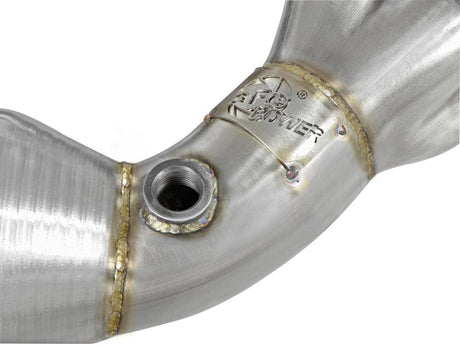 aFe 12-17 Toyota 86 / FRS / BRZ Twisted Steel 304 Stainless Steel Long Tube Header w/ Cat - RPL Performance