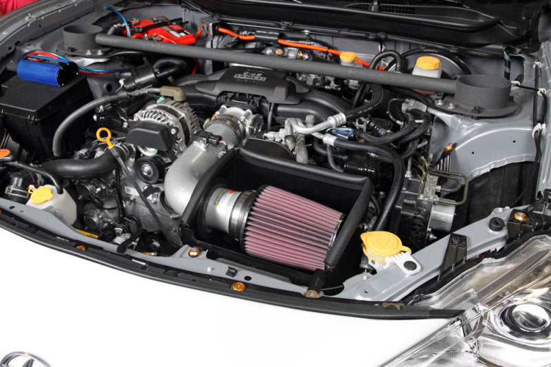 K&N 13 Subaru BRZ 2.0L / 13 Scion FR-S 2.0L Silver 69 Series Typhoon Intake - RPL Performance