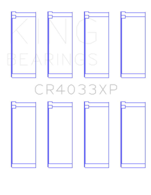 King Honda F20C/F22C / 97-01 H22A4 (Size .025) Rod Bearing Set - RPL Performance