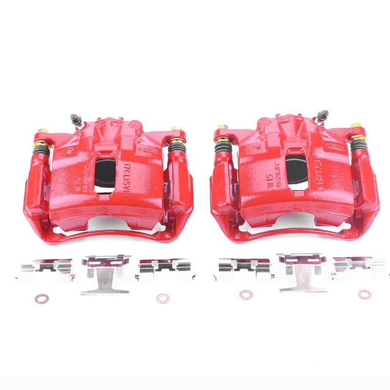 Power Stop 91-95 Acura Legend Rear Red Calipers - Pair - RPL Performance