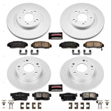 Power Stop 03-07 Honda Accord Front Z17 Evolution Geomet Coated Brake Kit - RPL Performance