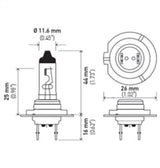 Hella Bulb H7 12V 70W PX26d T4.625