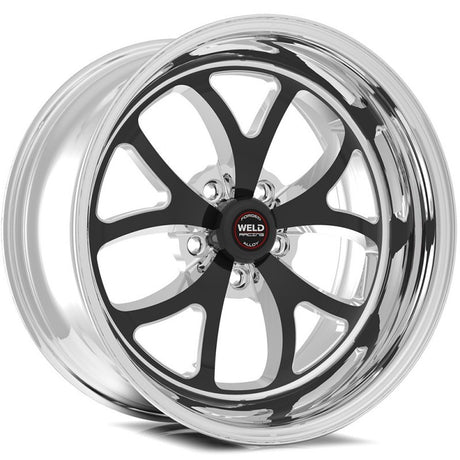 Weld S76 17x8 / 5x4.5 BP / 5.2in. BS Black Wheel (High Pad) - Non-Beadlock - RPL Performance