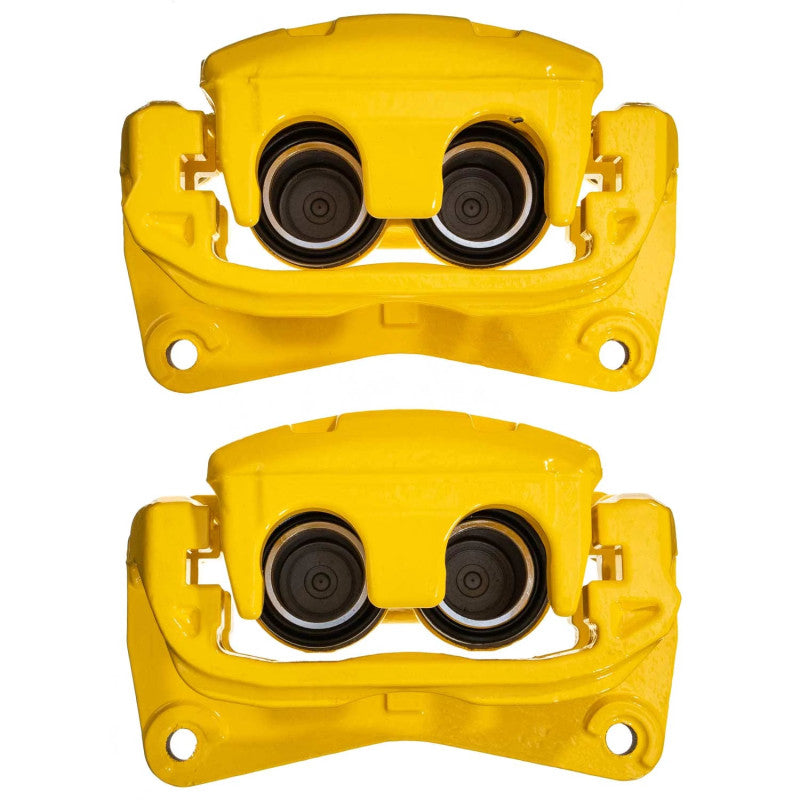 Power Stop 17-20 Toyota 86 Front Yellow Caliper w/Bracket (Pair) - RPL Performance