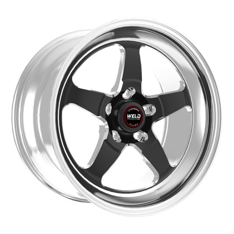 Weld S71 17x9 / 5x4.5 BP / 7.3in. BS Black Wheel (Medium Pad) - Non-Beadlock - RPL Performance