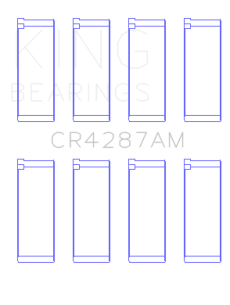 King Acura B18C1/B18C5 L4 / Honda 110CI DOHC (Size +0.50) Rod Bearing Set - RPL Performance