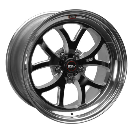 Weld S76 18x5 / 5x4.5 BP / 2.1in. BS Black Wheel (High Pad) - Non-Beadlock - RPL Performance