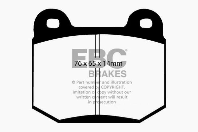 EBC 03-04 Infiniti G35 3.5 (Manual) (Brembo) Greenstuff Rear Brake Pads - RPL Performance