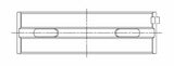 ACL Toyota/Lexus 2JZGE/2JZGTE 3.0L 0.025 Oversized High Performance Main Bearing Set - CT-1 Coated - RPL Performance