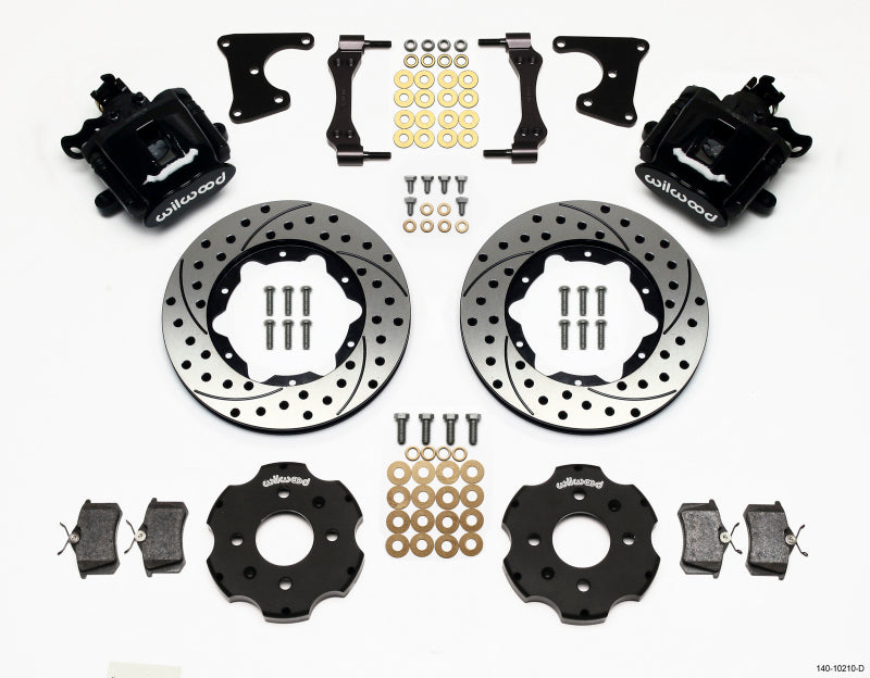 Wilwood Combination Parking Brake Rear Kit 11.00in Drilled Civic / Integra Drum 2.71 Hub Offset - RPL Performance