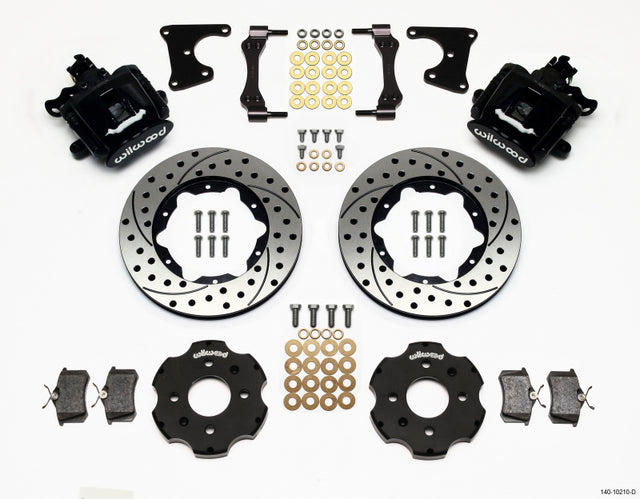 Wilwood Combination Parking Brake Rear Kit 11.00in Drilled Civic / Integra Drum 2.71 Hub Offset - RPL Performance