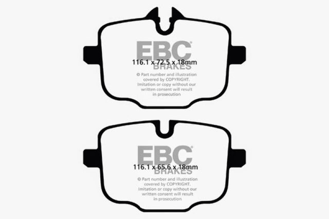 EBC 2021+ BMW M3/M4 3.0TT (G80/G82/G83) Yellowstuff Rear Brake Pads - RPL Performance