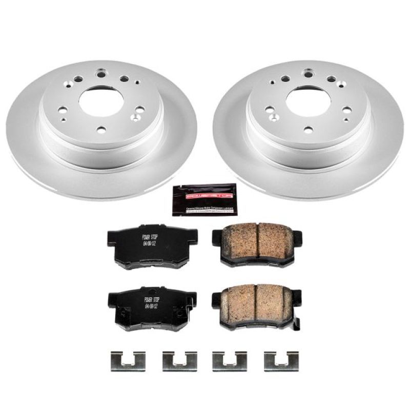 Power Stop 99-03 Acura TL Rear Z17 Evolution Geomet Coated Brake Kit - RPL Performance