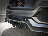 aFe Takeda 3in 304 SS Cat-Back Exhaust w/ Blue Flame Tips 2017+ Honda Civic Type R I4 2.0L (t) - RPL Performance