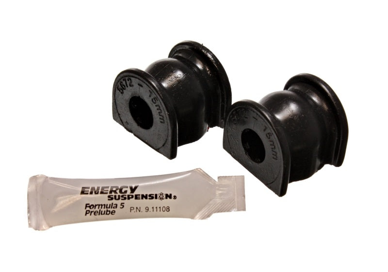 Energy Suspension 99-00/02-05 Honda Civic Si Black 15mm Rear Sway Bar Bushings - RPL Performance