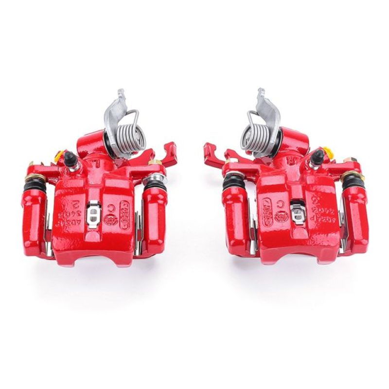 Power Stop 98-02 Honda Accord Rear Red Calipers w/Brackets - Pair - RPL Performance