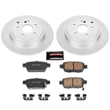 Power Stop 06-14 Honda Ridgeline Rear Z17 Evolution Geomet Coated Brake Kit - RPL Performance