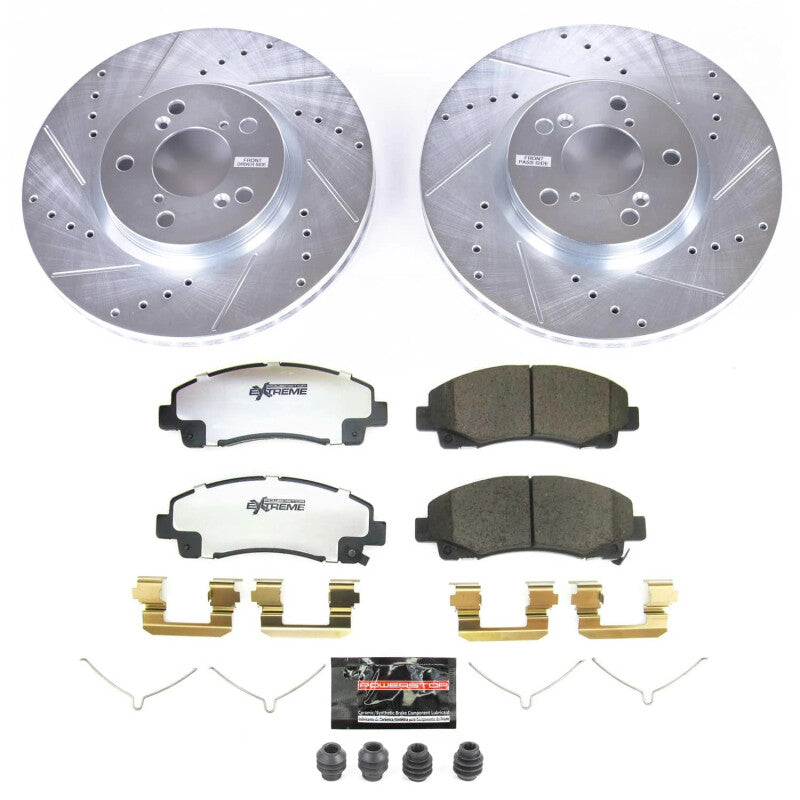 Power Stop 12-14 Honda Ridgeline Front Z26 Street Brake Kit