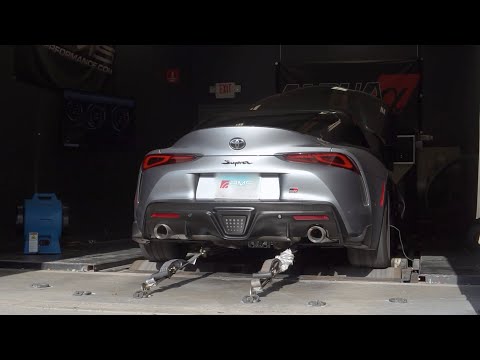 AMS Performance 2020+ Toyota Supra A90 Street Downpipe w/GESI Catalytic Converter