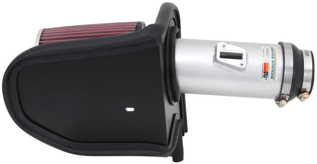 K&N 13-14 Honda Accord 3.5L V6 69 Series Typhoon Air Intake System - Silver Cold Air Intake Kit - RPL Performance