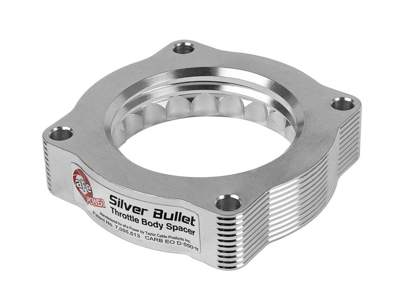 aFe Silver Bullet Throttle Body Spacer N62 Only BMW (E53) 04-09 5series (E60) 04-09 6series (E63/64) - RPL Performance