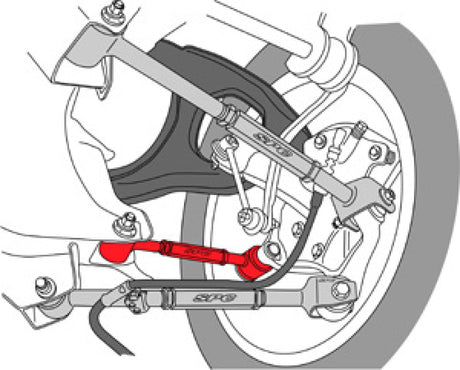 SPC Performance 08-10 Honda Accord/09-10 Acura TSX/TL Rear Adjustable Toe Arm - RPL Performance