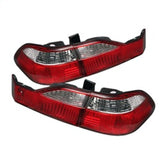 Spyder Honda Accord 98-00 4Dr Euro Style Tail Lights Red Clear ALT-YD-HA98-RC - RPL Performance