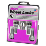 McGard Wheel Lock Bolt Set - 4pk. (Cone Seat) M14X1.25 / 17mm Hex / 27.3mm Shank Length - Black - RPL Performance