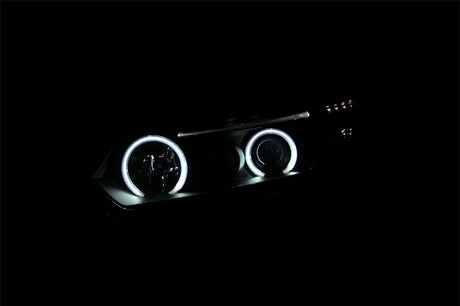 ANZO 2006-2011 Honda Civic Projector Headlights w/ Halo Black (CCFL) - RPL Performance