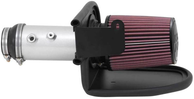 K&N 13-14 Honda Accord 3.5L V6 69 Series Typhoon Air Intake System - Silver Cold Air Intake Kit - RPL Performance