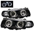 Spyder BMW E38 7-Series 99-01 Projector Headlights 1PC Xenon- LED Halo Blk PRO-YD-BMWE3899-HID-HL-BK - RPL Performance