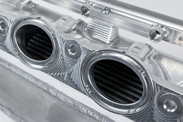 CSF Gen 2 B58 Race X Charge-Air-Cooler Manifold - Raw Billet Aluminum Finish - RPL Performance