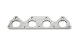 Vibrant Mild Steel Exhaust Manifold Flange for Honda/Acura B-Series motor 1/2in Thick - RPL Performance