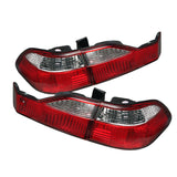 Spyder Honda Accord 98-00 4Dr Euro Style Tail Lights Red Clear ALT-YD-HA98-RC - RPL Performance