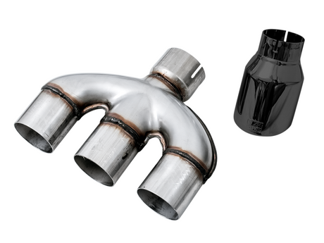 AWE Tuning 2016+ Honda Civic Si Touring Edition Exhaust w/Front Pipe & Triple Diamond Black Tips - RPL Performance